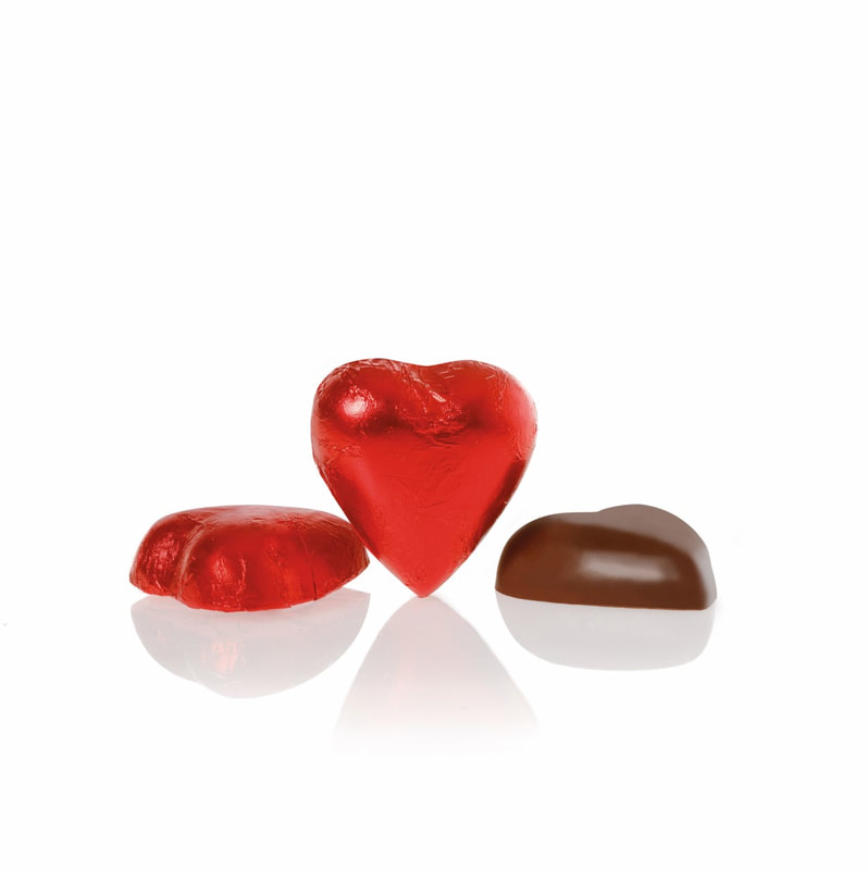 groothandel valentijn hartjes chocolade